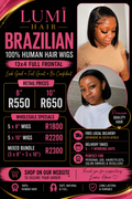 8"+10" Full frontal Bob Wigs