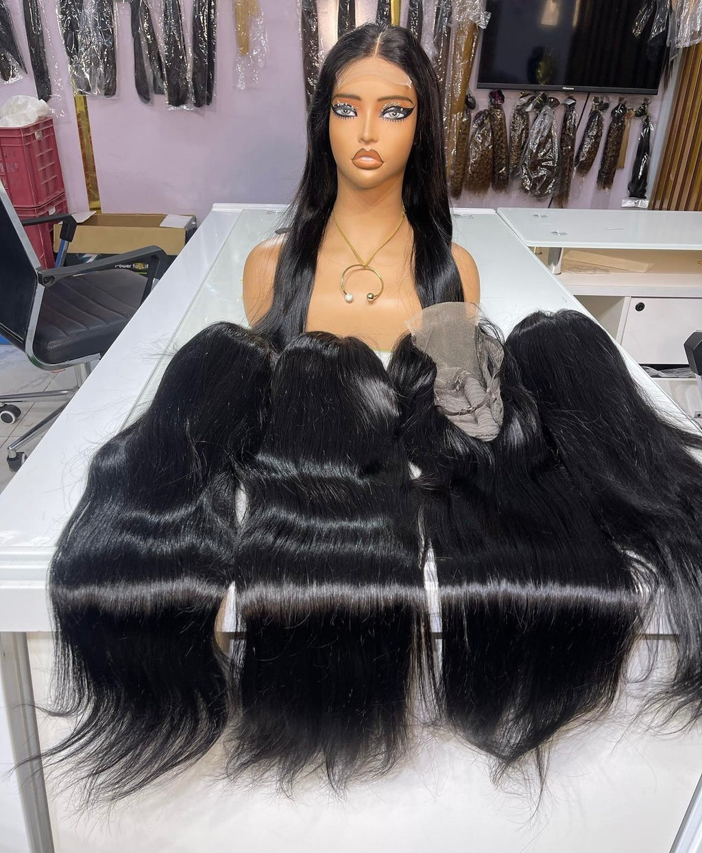 Glueless 100% Human Hair Wig