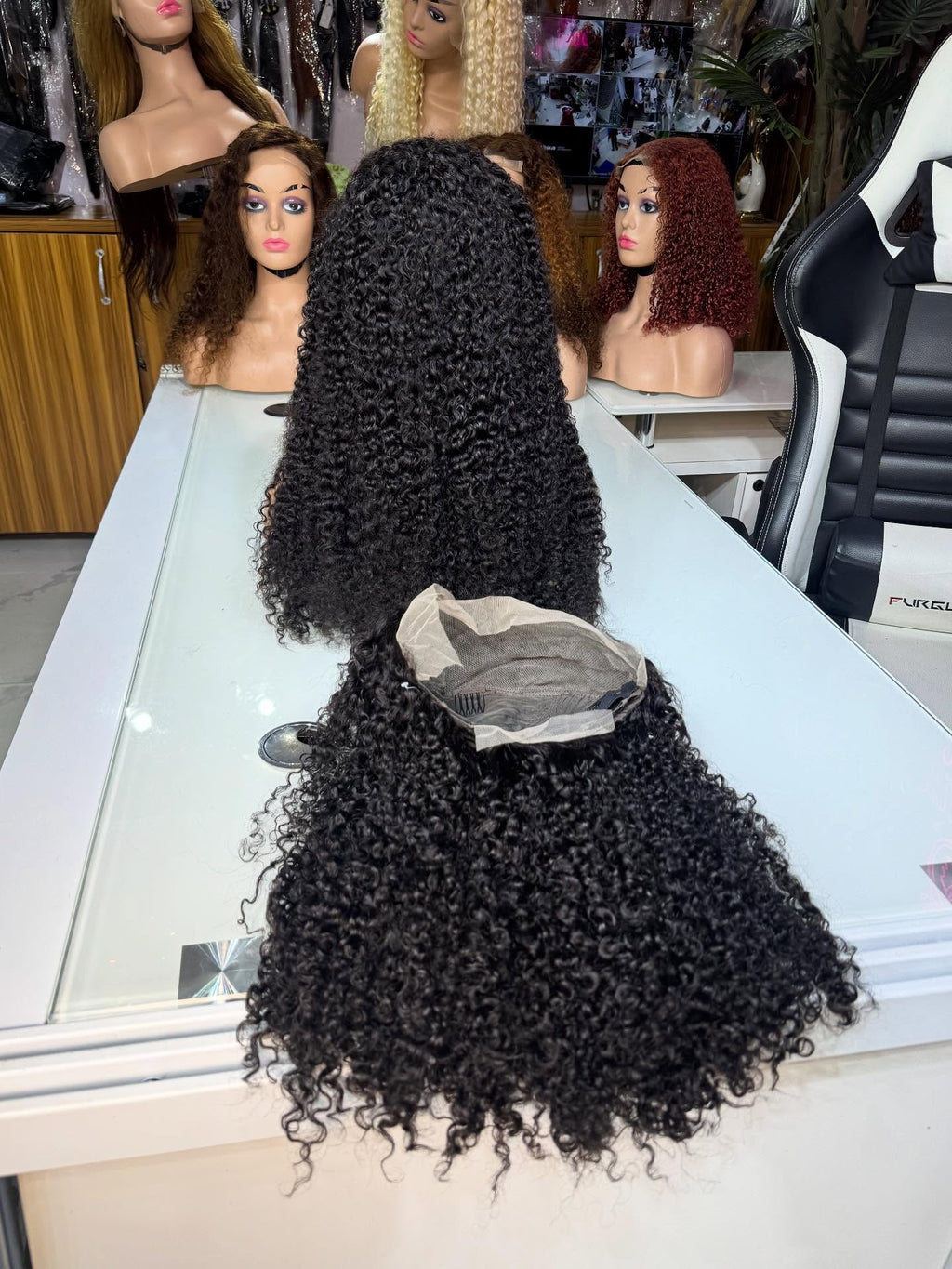 Super Double Drawn Full Frontal Deep  Curls