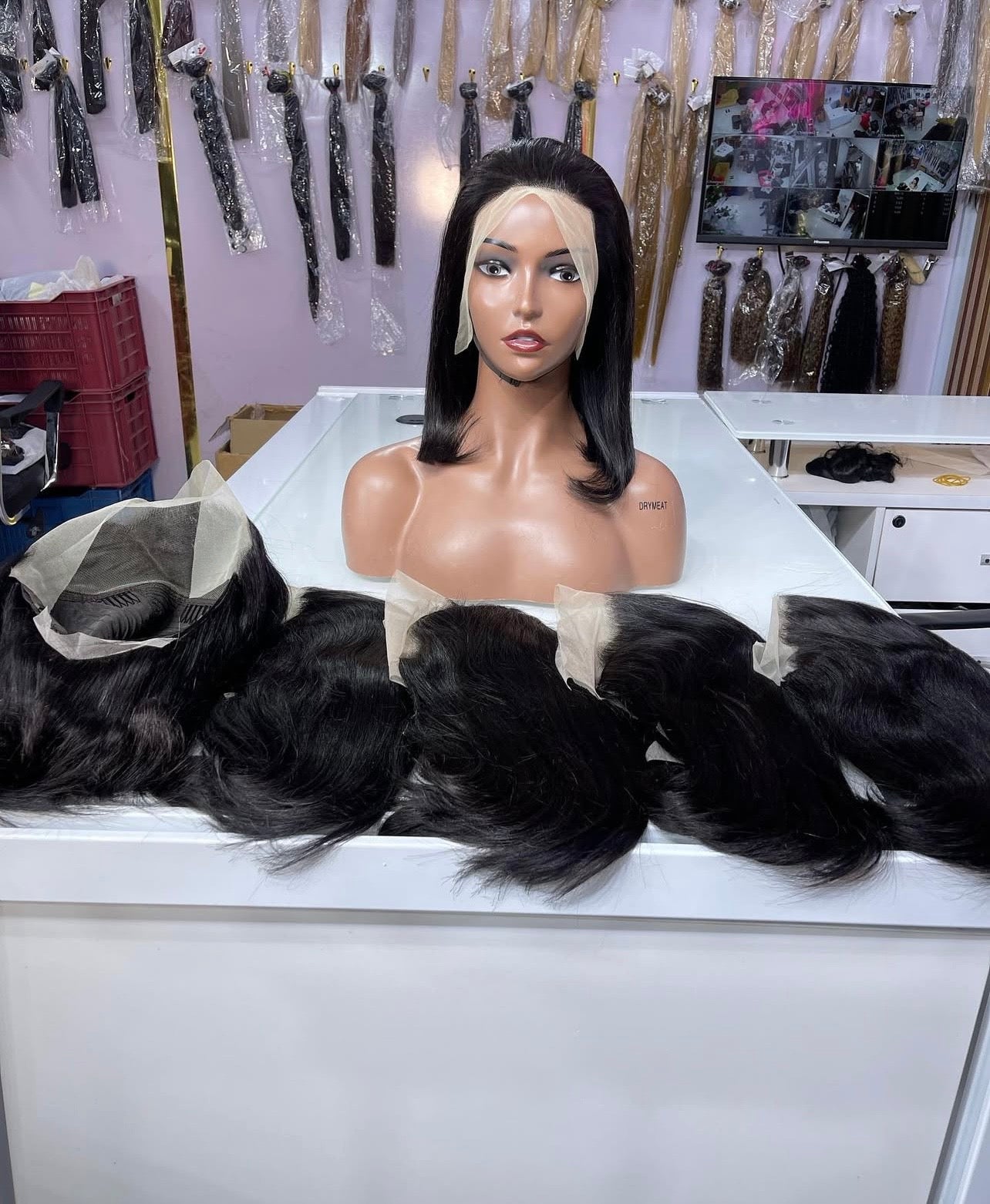 8"+10" Full frontal Bob Wigs