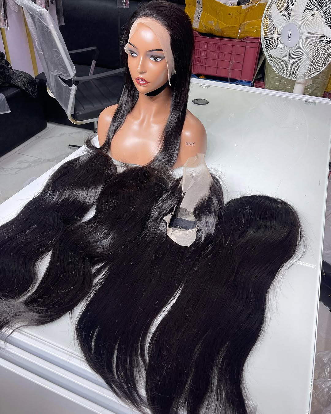 Full frontal 100% human hair