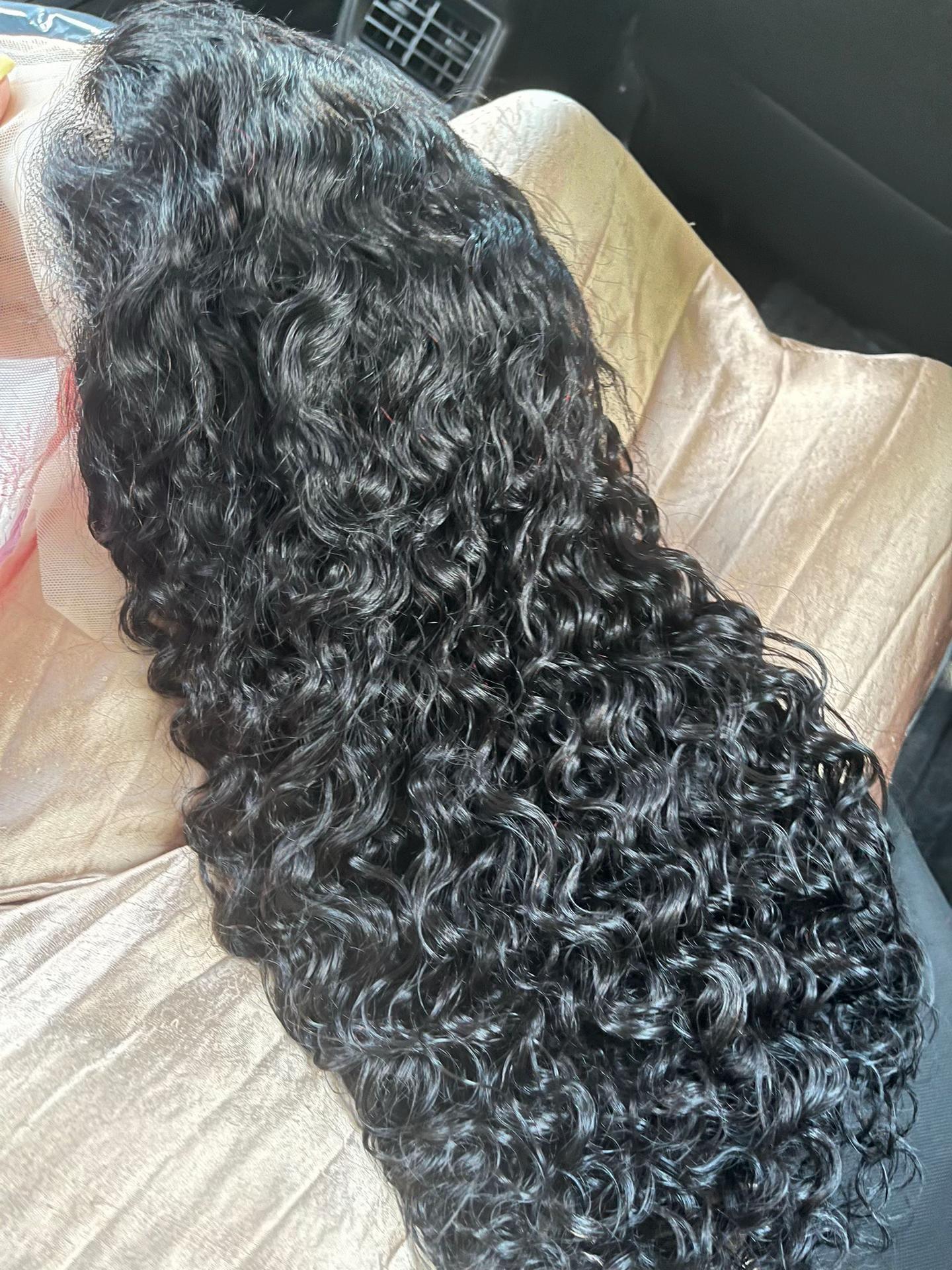 20" Natural Color Jerry Curl