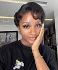 Pixie Frontal Straight Wig