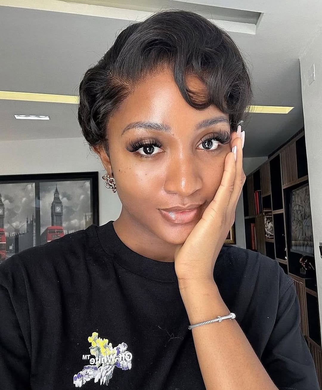Pixie Frontal Straight Wig