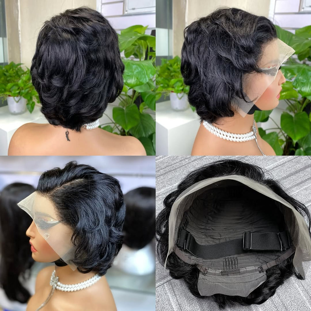 Pixie Frontal Straight Wig