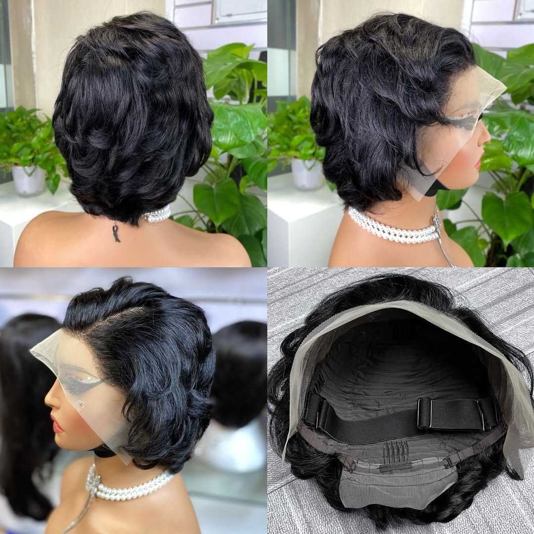 Pixie Frontal Straight Wig