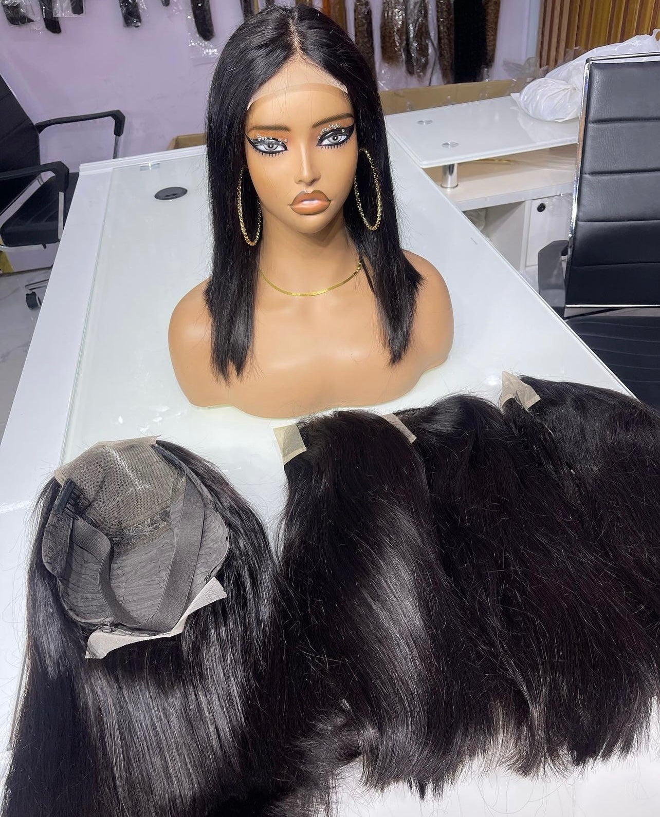 Bob Wigs Glueless 100% human hair