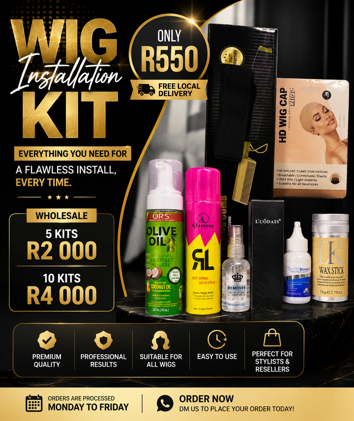 Wig Installation Kit